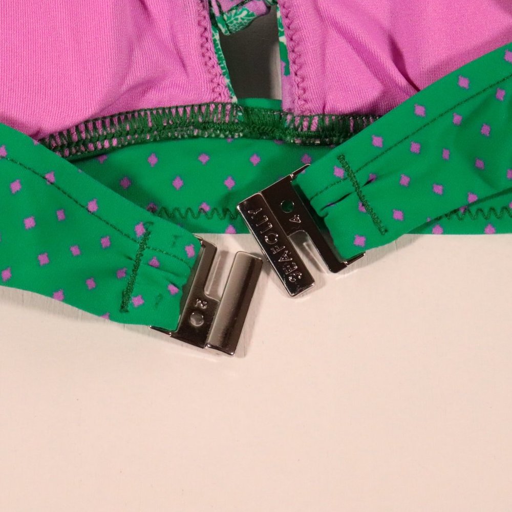 NWOT Seafolly X Revolve Bandana Bay Fixed Tri Bikini Top - Picture 10 of 15